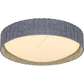 Nordlux - Плафон CORATO 3xE14/15W/230V Ø 42 см, сив (NX0622)