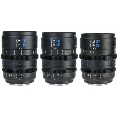 SIRUI Vision Prime 1 Series 24mm / 35mm / 50mm T1.4 Kit E mount (Z/RF/L Interchangable Mount) BLK