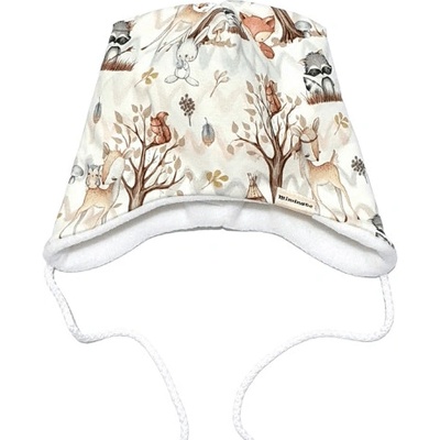 Ušanka s kytičkami