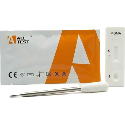 AllTest Drogový test na MDMA (extáze) Rychlý kazetový test z moči, 1 ks