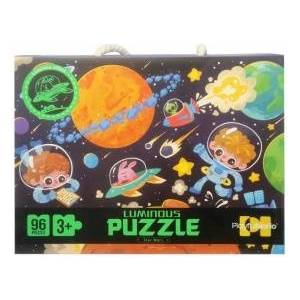 Swede 96-piece puzzle glowing in the dark