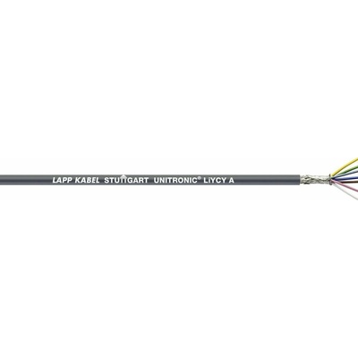 Lapp 44707/305 datový LiYCY A 7 x 0.34 mm² šedá 305m