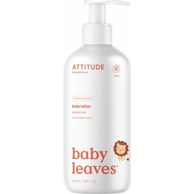 ATTITUDE Dětské tělové mléko hruška 473ml