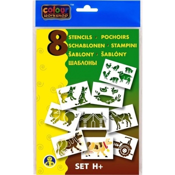 Centropen Šablony A5 Farma 8 ks