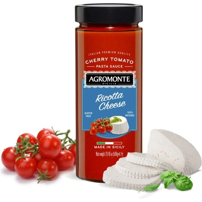 Agromonte omáčka na cestoviny z cherry paradajok a syru ricotta 580 g