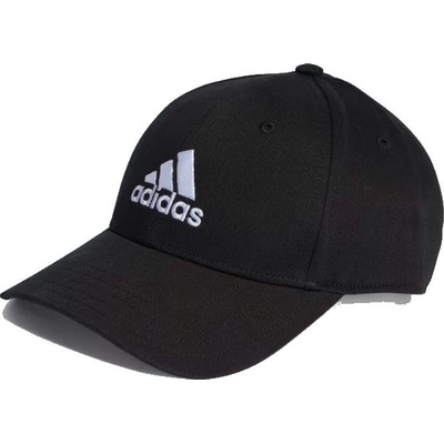 Adidas-bball Cap Cot Black white Čierna
