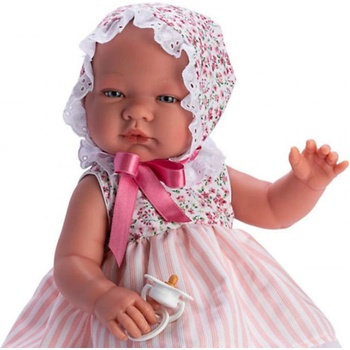 Image 1 of Asi dolls Asi - Кукла бебе Мария, с лятна рокличка и шапка на цветя 0366400