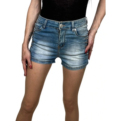 Denim dámske modré džínsovové kraťasy ALICE modrá