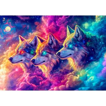 Enjoy - Puzzle Cosmic Wolves - 1 000 piese