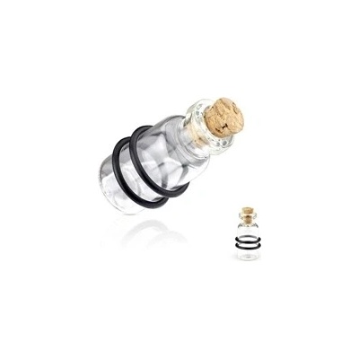 Piercingate plug do ucha láhev s korkem PTP00232