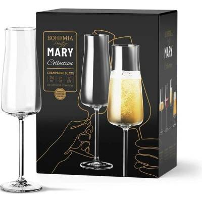 BOHEMIA PRESTIGE BOHEMIA PRESTIGE MARY SKLENICE NA ŠAMPAŇSKÉ 6 x 210 ml