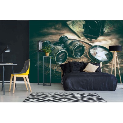DIMEX ART Самозалепваща се флизелинова фототапета стар телескоп 375 x 250 см