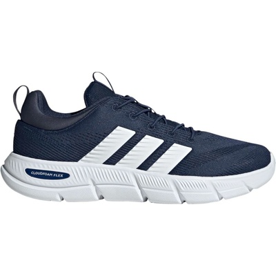 adidas cloudfoam flex elastic laces tmavo modrá biela