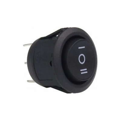 AMiO Prepínač kolískový okrúhly 12/230V – BU03 02463