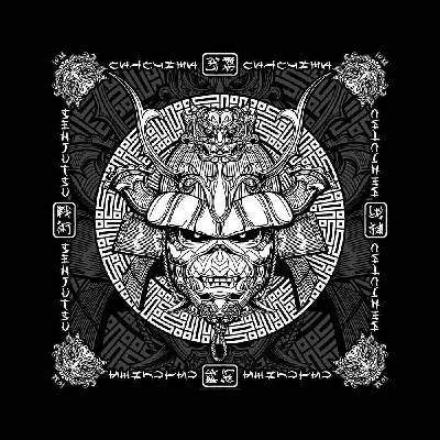 Iron Maiden Senjutsu Samurai Eddie čierna