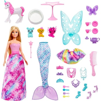 Mattel Barbie Dreamtopia adventní kalendář HGM66