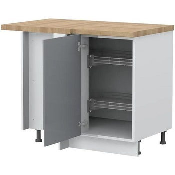 Долен кухненски шкаф ъглов с механизъм Highline R-UG-1KZA/3