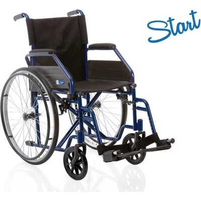 Moretti S.p.A., Italy Invalidní vozík Start modrý šířka 38 cm