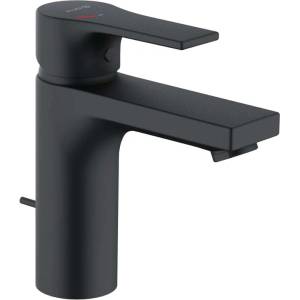 Kludi Zenta SL - Смесител за умивалник, със сифон, EcoPlus, матово черно 482933965 (482933965)