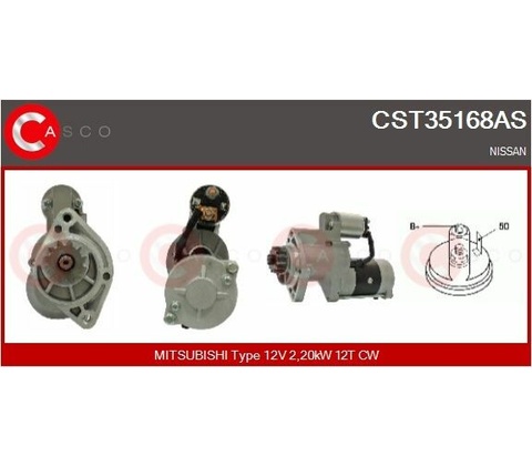 Startér CASCO CST35168AS