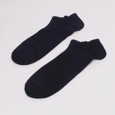 Мъжки чорапи в тъмносиньо с къс конч