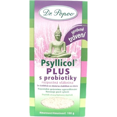 Dr.Popov Psyllicol plus s probiotikami 100 g