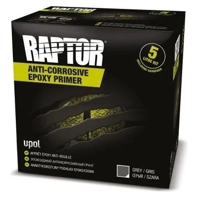 RAPTOR Epoxidová antikorózna farba Raptor - Anti-corrosive epoxy primer - šedý - 1 L