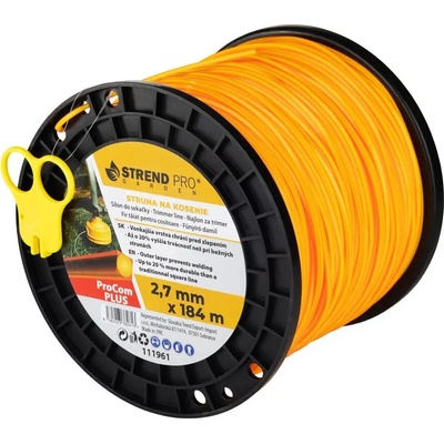 Silon na kosenie ProCom Plus 2,7 mm, Spool L-184 m, hranatý