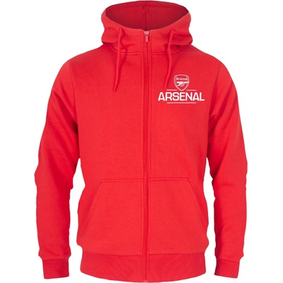 Fan-shop mikina ARSENAL FC Zip červené