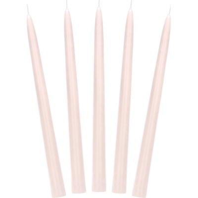 PartyDeco Svíčky kónické nude 24 cm 10 ks – Zboží Dáma