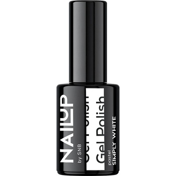 SNB Professional NailUP Гел лак за нокти, Просто бяло, 6 ml