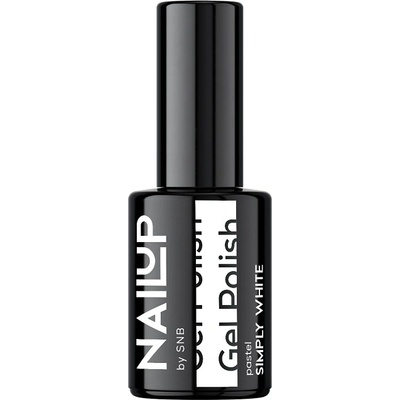 SNB Professional NailUP Гел лак за нокти, Просто бяло, 6 ml