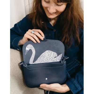 Keecie Kabelka Wild Swan Ink Blue