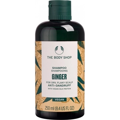 The Body Shop Ginger šampon pro suché vlasy a citlivou pokožku hlavy 250 ml