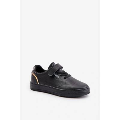 Big Star Children's Sneakers made of Eco Leather Velcro Black