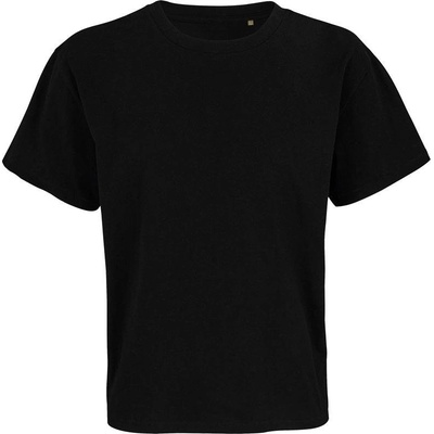 Sol's Legacy Unisex tričko Oversize čierne deep