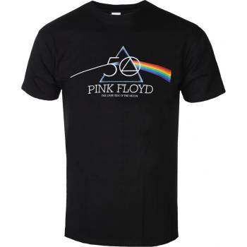 ROCK OFF Мъжка тениска Pink Floyd - 50th Prism Logo - ROCK OFF - PFTEE166MB