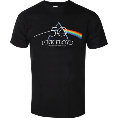 ROCK OFF Мъжка тениска Pink Floyd - 50th Prism Logo - ROCK OFF - PFTEE166MB