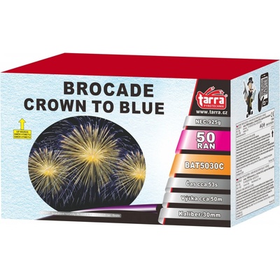Baterie výmetnic BROCADE CROWN TO BLUE 50 ran 2/1 ČÍNA BAT5030C
