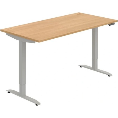 OFFICE PRO s.r.o. HOBIS výškovo nastaviteľný stôl 160 cm, pamäť.ovlad. - MOTION MS 2M 1600, dub