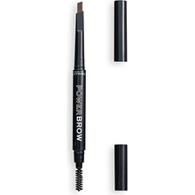 Makeup Revolution Relove Power ceruzka na obočie Dark Brown 0,3 g