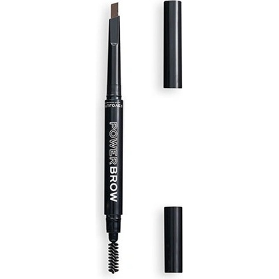 Makeup Revolution Relove Power ceruzka na obočie Dark Brown 0,3 g