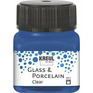 Kreul Clear Боя за стъкло Dark Blue 20 ml 1 бр (16217)