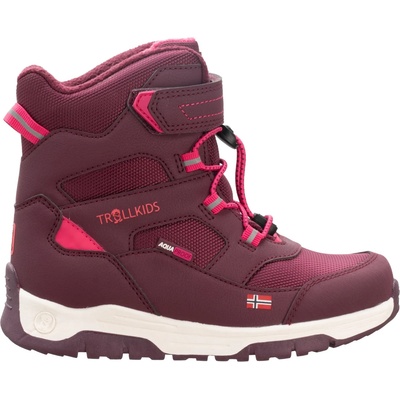 Trollkids Детски зимни ботуши Trollkids Kid's Lofoten Winter Boots Pro Winter boots - Redwood / Magenta - размер 29 (EU) (702-3486-0312)
