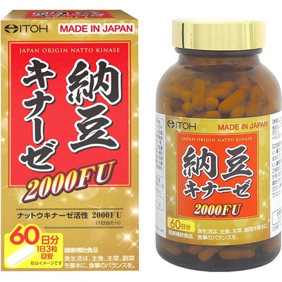 Itoh Kanpo Наттокиназа 2000 FU / 100 mg 180 капсули | Itoh Kanpo (496961 ITOH)