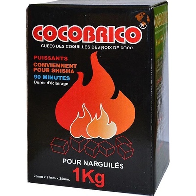 CocoBrico Kokosové uhlíky (brikety) pro vodní dýmky 1kg – Zboží Dáma