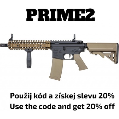 Specna Arms SA Daniel Defence® MK18 (SA-P19 Prime™ HAL ETU) s bezuhlíkovým motorem - Chaos Bronze – Zboží Dáma