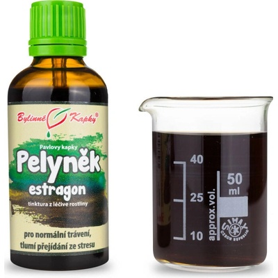 Bylinné kapky Palina estragón kozalec bylinné kvapky tinktúra 50 ml
