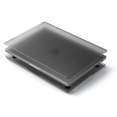 Eco-Hardshell Case - предпазен поликарбонатов кейс за MacBook Pro 14 M1 (2021), MacBook Pro 14 M2 (2023) (сив-мат)