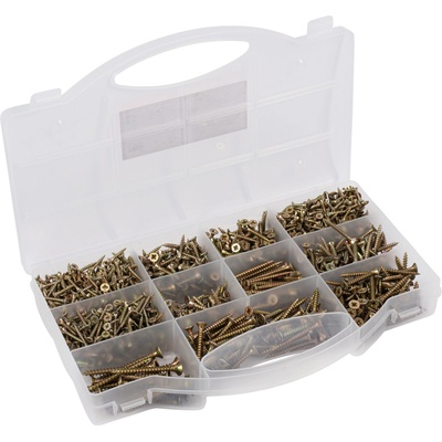 CONNEX Sada univerzálních vrutů 900 ks, PZ – Sleviste.cz